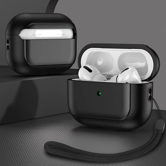 Case for airpods pro 2 anti fall protection in black