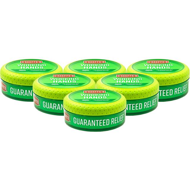OKeeffes K0350002-6 Working Hands Hand cream in Jar (6 Pack), 32 oz