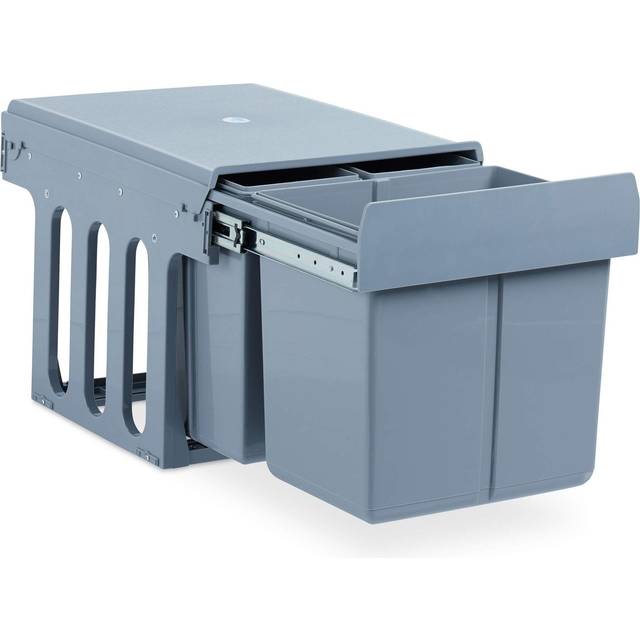 Kitchen pull out under-sink trash system compact 4.6 kg built-in waste