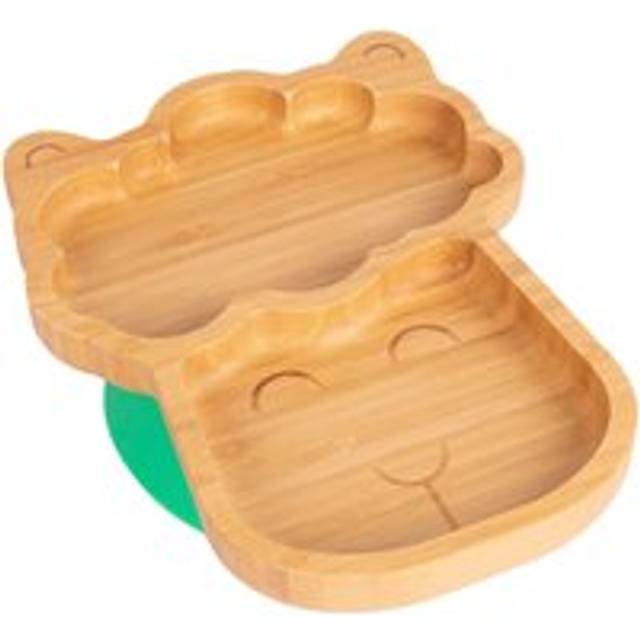 Lenny The Llama Bamboo Suction Plate - Green