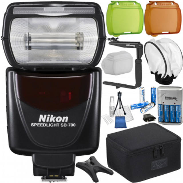 Nikon SB-700 AF Speedlight with 12PC Accessory Bundle