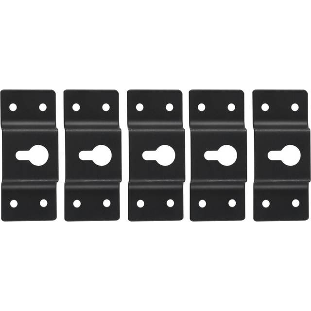 DIY Audio Sound Box Speaker Wall Mount Iron Hook Hanger Plate 5PCS
