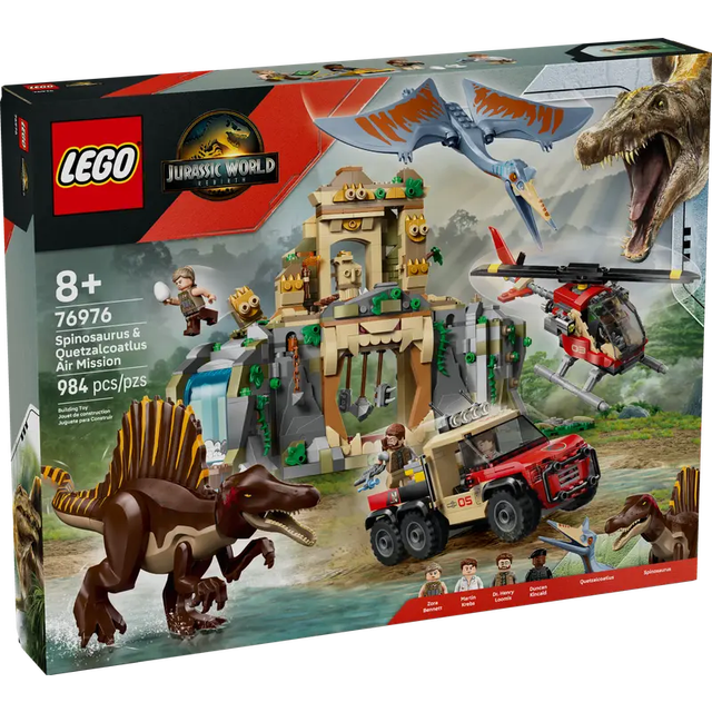 LEGO Spinosaurus & Quetzalcoatlus Air Mission 76976
