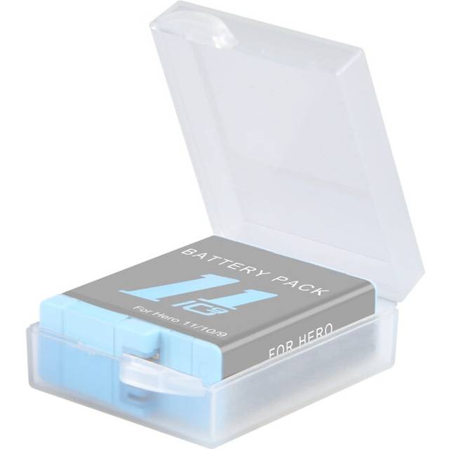 PULUZ Plastic Transparent Battery Storage Box for GoPro AHDBT-901/BT-801/BT-501/BT-401/BT-301 Battery (Transparent)