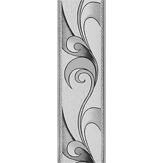 Living and Home PVC Silver Grey Wallpaper - 6 x 12 x 6cm