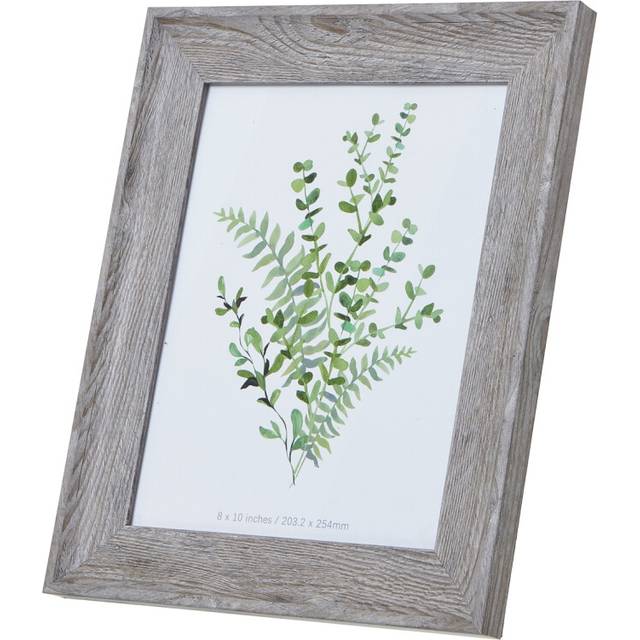 Washed 8 x 10 Photo Frame - Wood - Grey