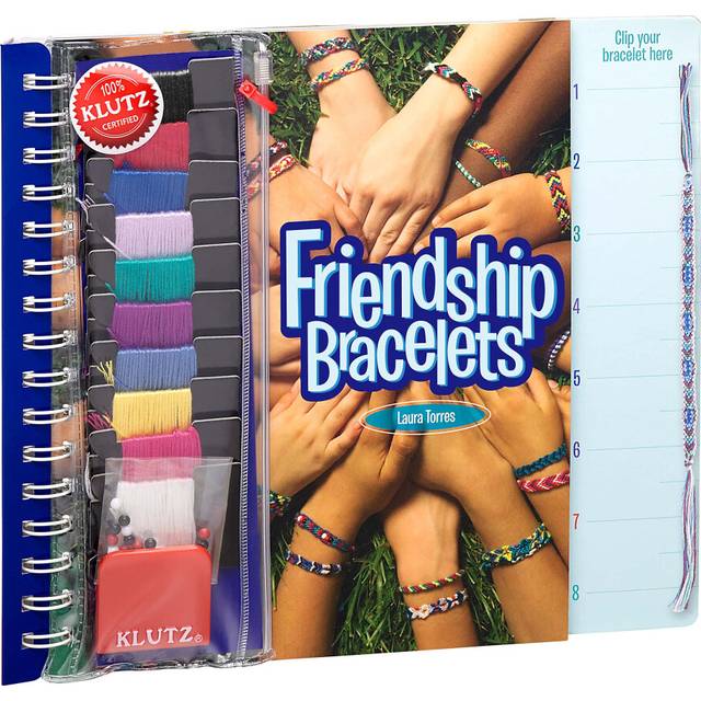 Klutz Friendship Bracelets Craft Kit Multicolored  105 Length x 069 Width x 9 Height