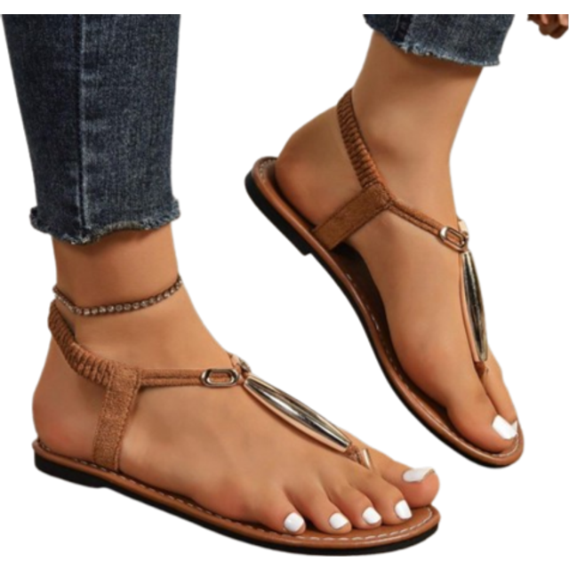 SHEIN New Arrival Spring/Summer Fashion Women Slip-On Sandals, Stylish Casual Roman-Style Slip-On Sandals In Black, Beige, Brown, Solid Color Thick Woven Co