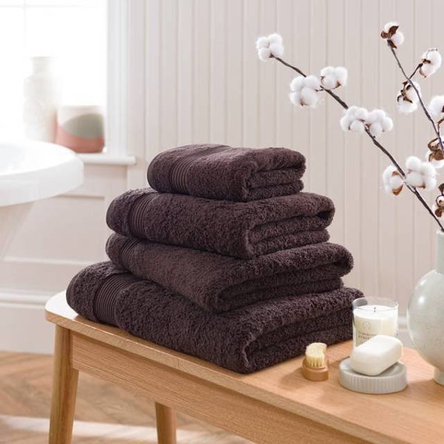 Egyptian Cotton Towel - Dark Raisin