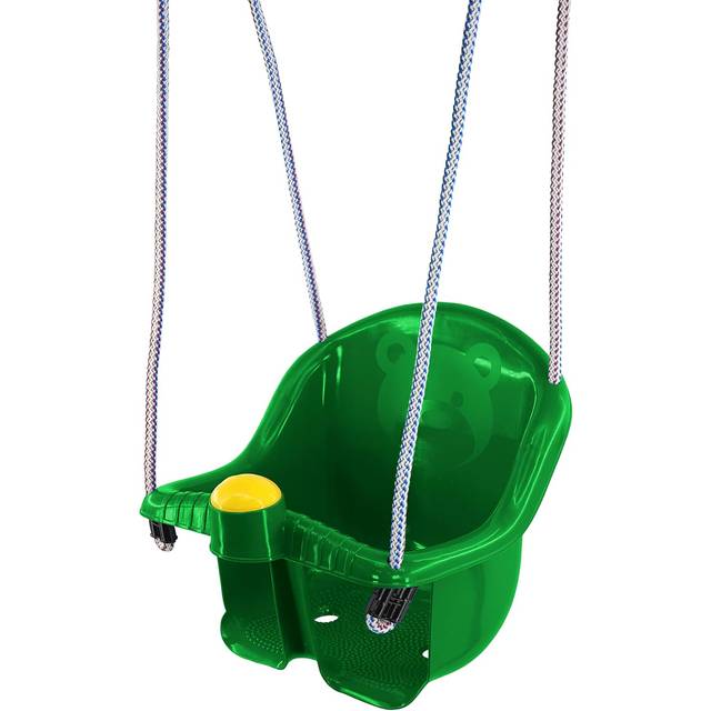 MTS - Green Swing Seat for Baby ChildrenToddler Outdoor Garden Rope Safety Safe Swing