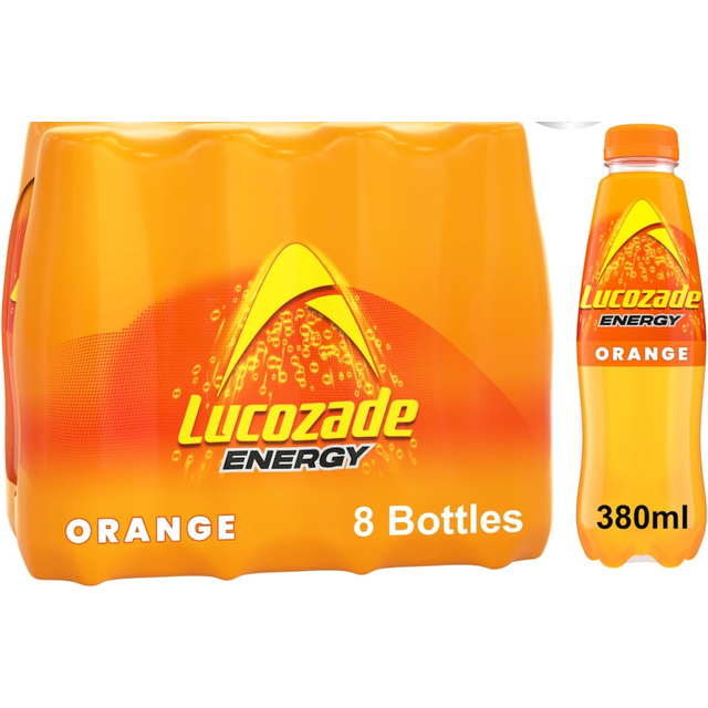 Lucozade Energy Orange 8 x 380ml Multipack