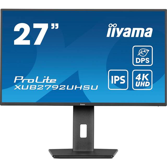 iiyama XUB2792UHSU-B6 27" IPS Monitor, 3840 x 2160 4K UHD, 60Hz, 4ms