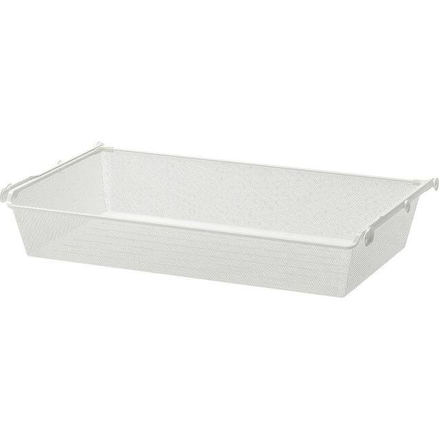 KOMPLEMENT meshback med utdragsskena, vit, 100x58 cm