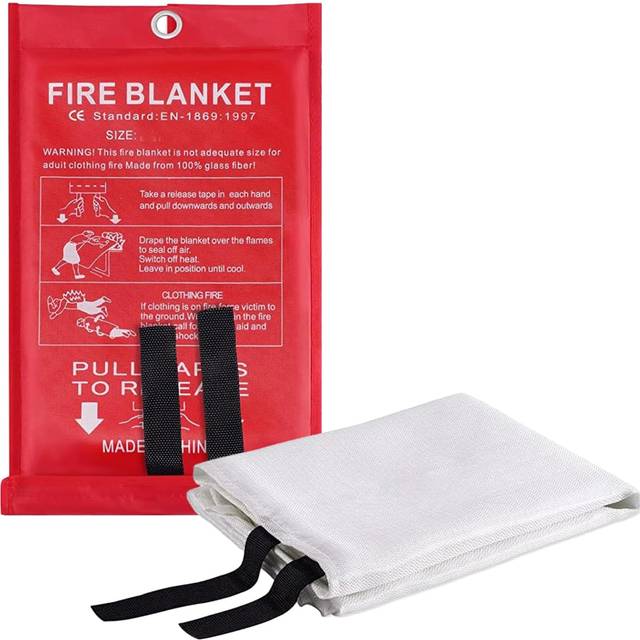 Brandsläckarfilt | Brandfiltar för att kväva en eld i köket | Brandskyddsfilt 1x1m Stor brandfilt för kök Hemfett Bil Campingkontor