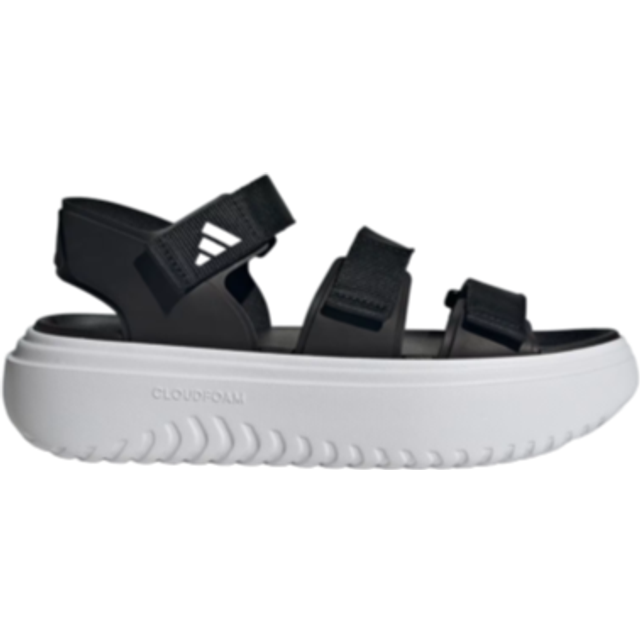 adidas Unisex SLYN Slide Sandal, Black/White/White, 10 US Men