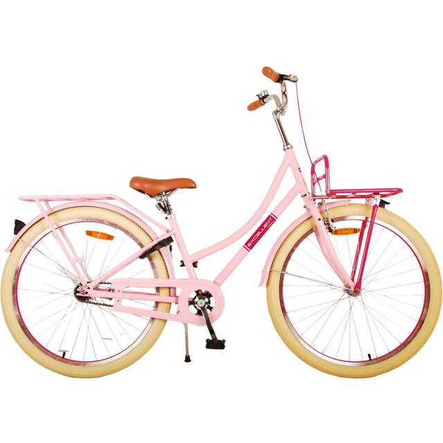 Volare - Barncykel - Excellent 26 Tum Rosa - Fotbroms Med Pakethållare Fram