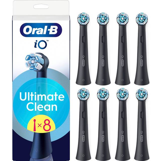 Oral-B iO Ultimate Clean Tandborsthuvuden Svart 8 st - Multi