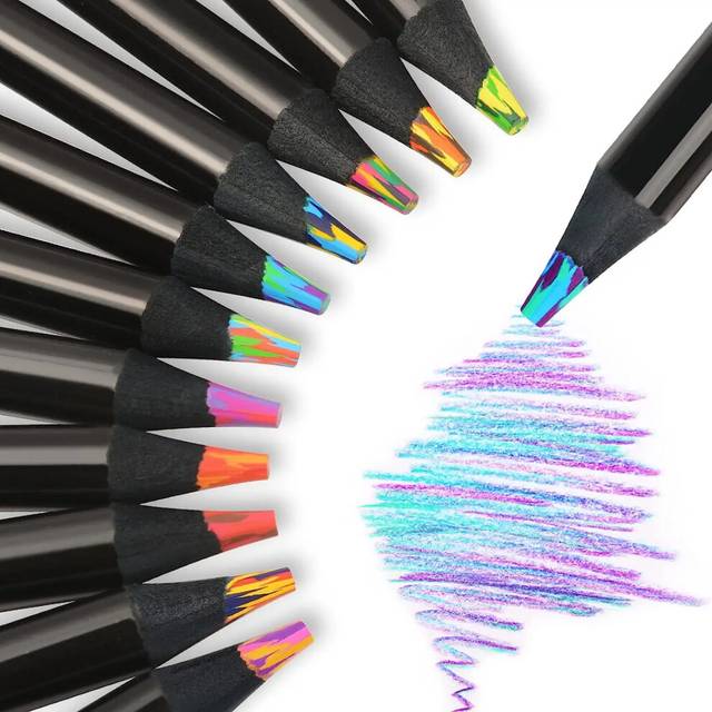 Rainbow Color Pencils for Kids+ Free Gift