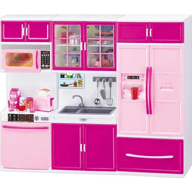 Simulation Kitchen Cabinets Set Toys Girls Playset