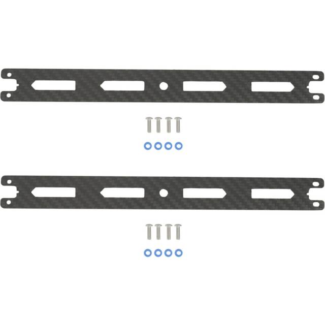 2X Carbon Fiber Second Floor Board Plate for TT02 TT02B TT-02 TT-02B 1/10 RC Car Upgrade Parts Accessories