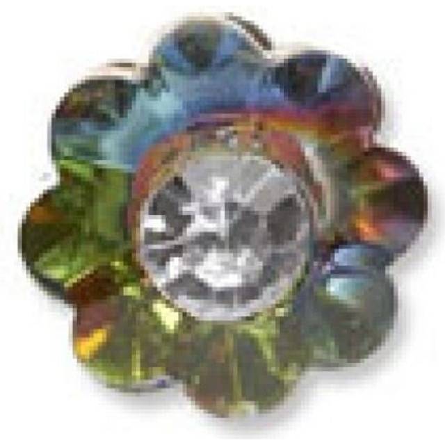 Trimits Iridescent Faceted Buttons  Grey - each