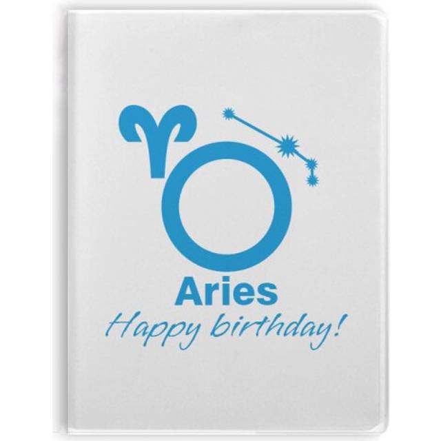 Constellation Fate Birthday Celebration Aries Notebook Gum Cover Diary Soft Cover Journal