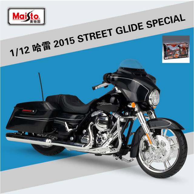 (2013 Black retailBox) Maisto Harley FLHTK Electra Glide Ultra Limited Alloy Classic Motorcycle Model Diecasts Leisure Motorcycle Model