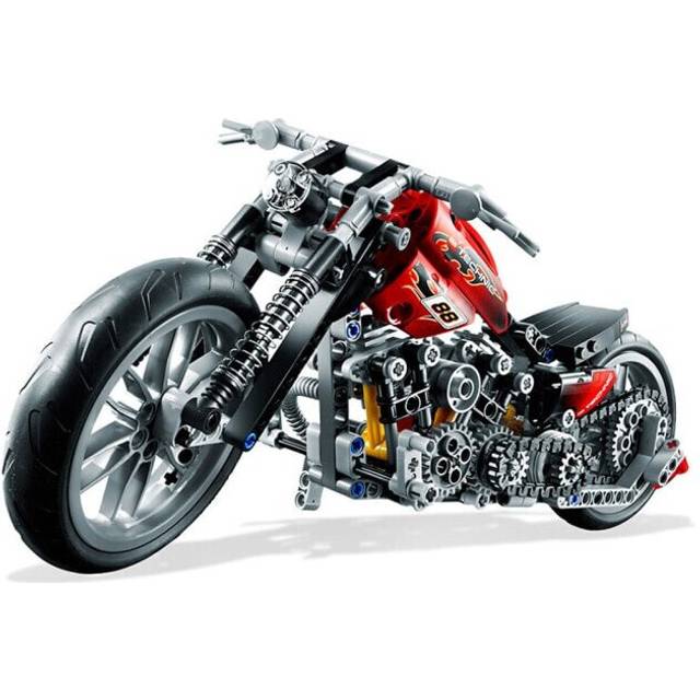 Harley Vehicle Motor Bike Building Bricks
