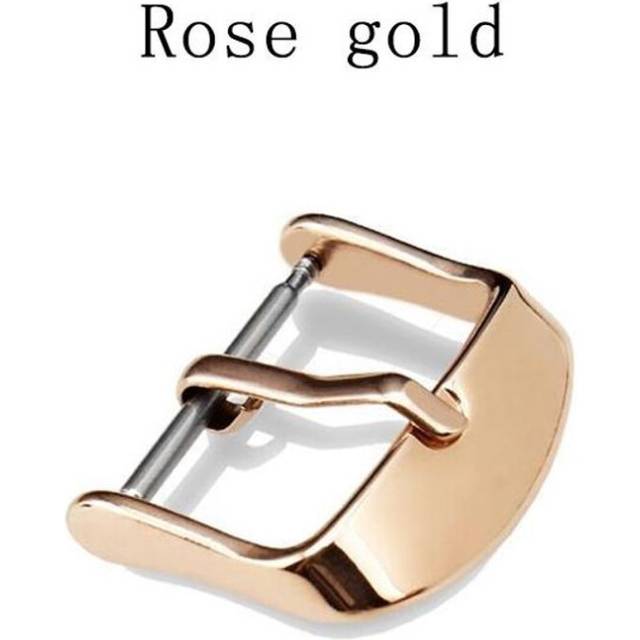 (rose gold, 10mm) Replacement 10/12/14/16/18/20/22mm Watch Band Buckle For Watch Strap Clasp Polishing Repair Parts Accessories - Gold