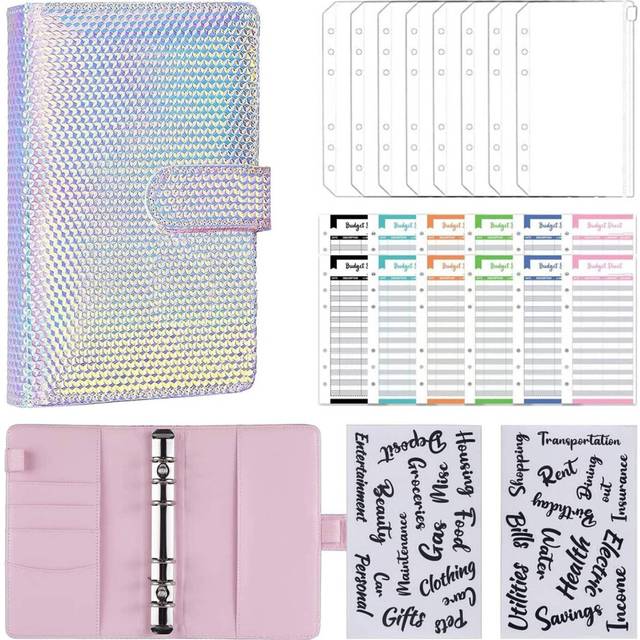 A6 Money Budget ,Cash Stuffing Budget Wallet Planner Binder with Cash Envelope, Money Folder Wallet Organiser
