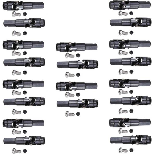20 Pcs Metal Universal Drive Shaft for C14 C24 C34 C44 B14 B16 B24 B36 1/16 RC Car Parts