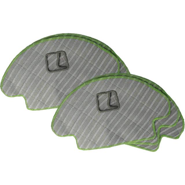 vhbw 6x Cleaning Cloth Parquet Tiles compatible with iRobot Roomba i7, J7, s9 Robotic Vacuum Cleaner - microfibre pad, wet mop pad, 18 x 14.5 cm