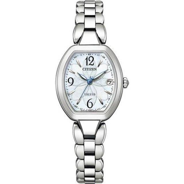 Citizen ES9480-56W ( Watch EXCEED Eco-Drive radio-controlled Titania Happy Flight) Tonneau Watch