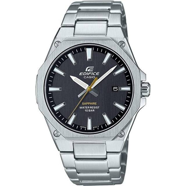 CASIO Men's EDIFICE EFR-S108DJ-1AJF [EDIFICE 3-Hand Analog Mens Metal Band] Round Watch Silver