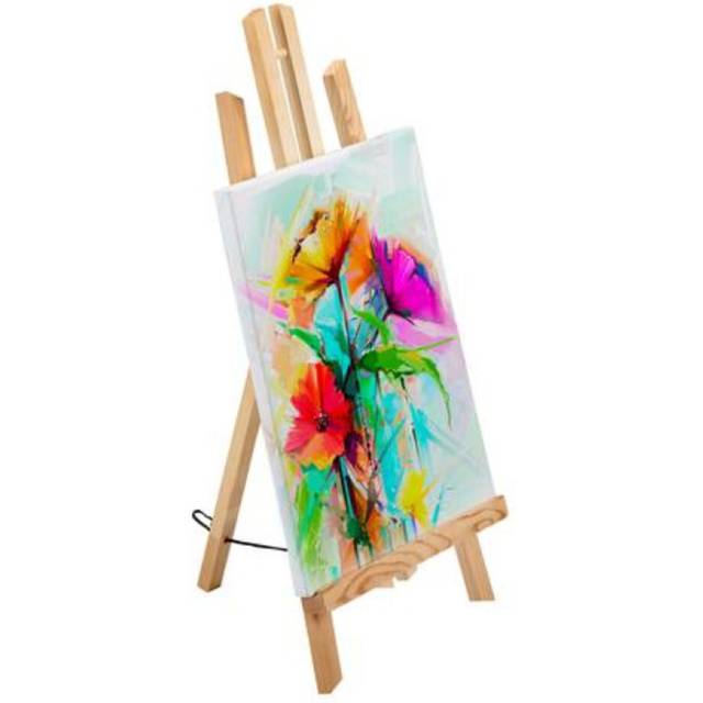 50CM Portable Wooden Kids Tabletop Easel Drawing Board Painting Easel