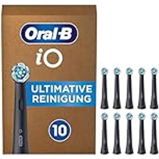 Oral-B iO borsthuvuden 10 st. BLACK Ultimate Clean