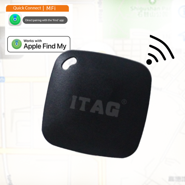 Mini tracking device air tag gps smart tracker bike car purse key apple find my