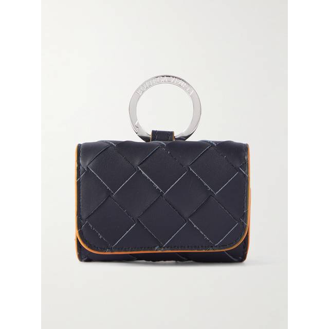 Bottega Veneta - Intrecciato Leather AirPods Pro Case - Men - Black