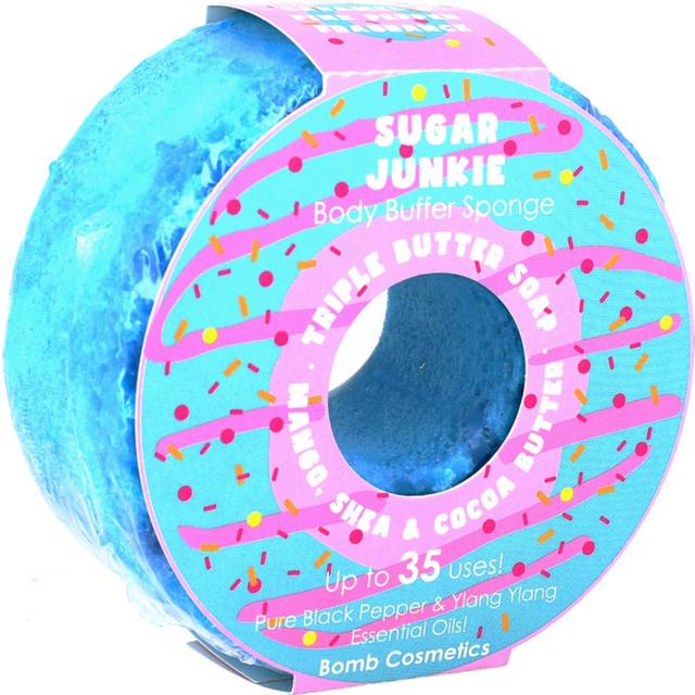 Bomb Cosmetics Body Buffer Soap Sponge - Sugar Junkie