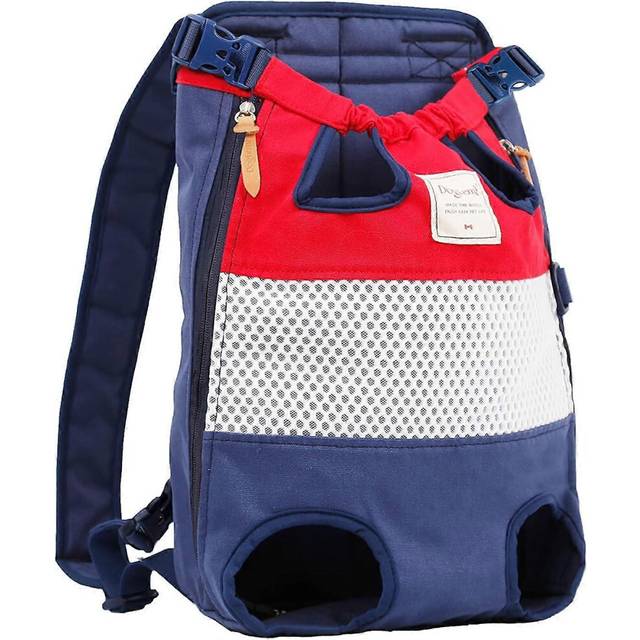 (Colour, One size) Pet Backpack Cat Dog Carrier Bag Small Medium Hands-Free Walking Hiking Travel Bag