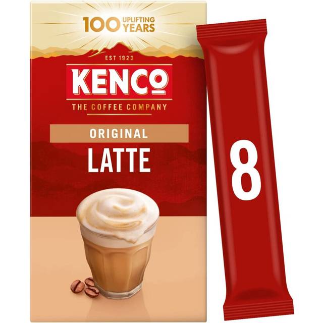 Kenco Latte Instant Coffee Sachets 8x16.3g (Pack of 5, Total 40 Sachets, 652g)