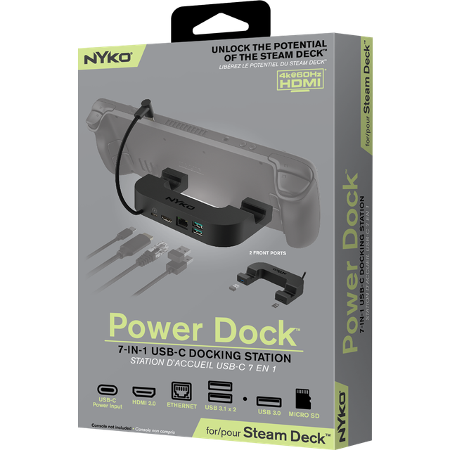 Nyko Power Dock 7-In-1 Usb-C Docking Station - Steam Deck