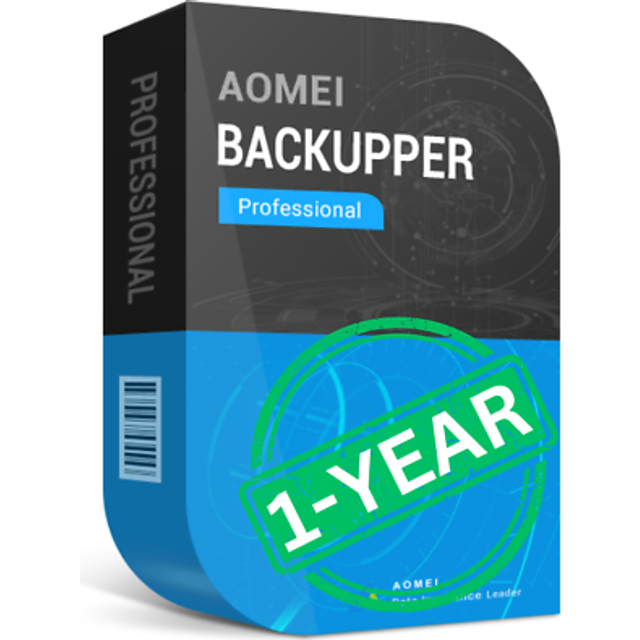 AOMEI Backupper Professional Edition CD Key (1Year / 2 PC)