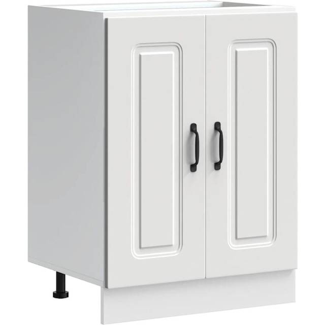 vidaXL Sink Base Cabinet Kalmar White 60x46x81.5 cm Engineered Wood
