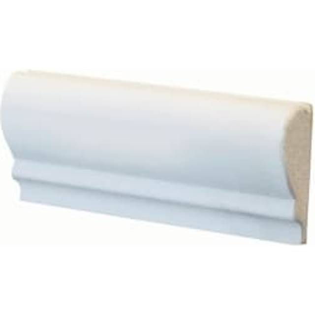 Wickes Primed MDF Picture Rail - 18 x 44 x 2400mm - Pack of 4 - White