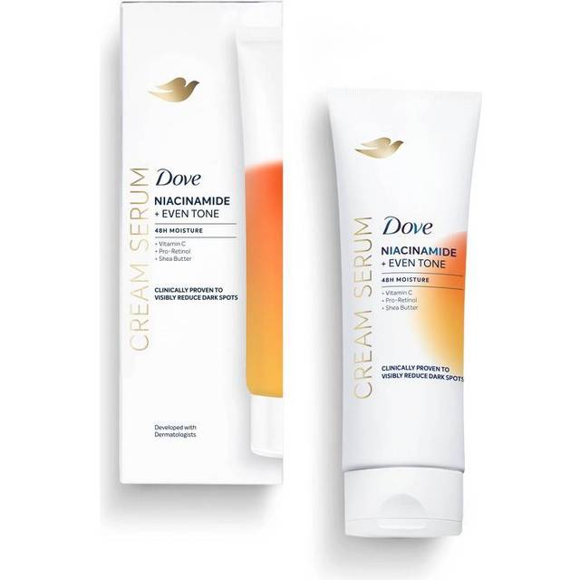 Dove Body Cream Serum Niacinamide + Even Tone for Dark Spots and Uneven Tone with Vitamin C  Pro-Retinol and Shea Butter Lotion  8 oz