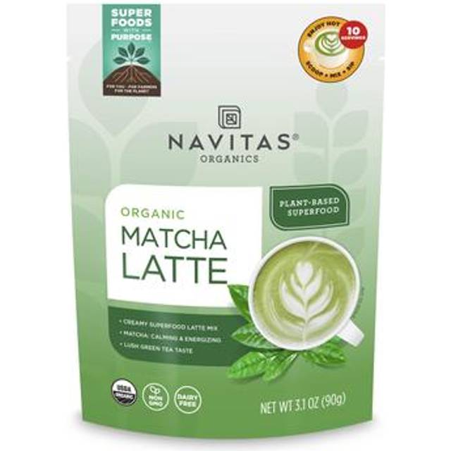 Navitas Organics Latte Mix Plant-Based Superfood Matcha 3.1 oz