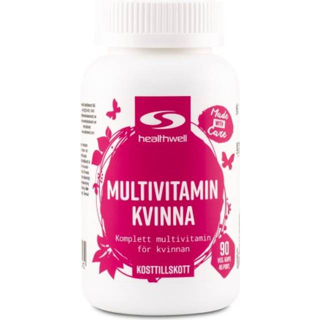 Healthwell Multivitamin Kvinna, 90 kaps