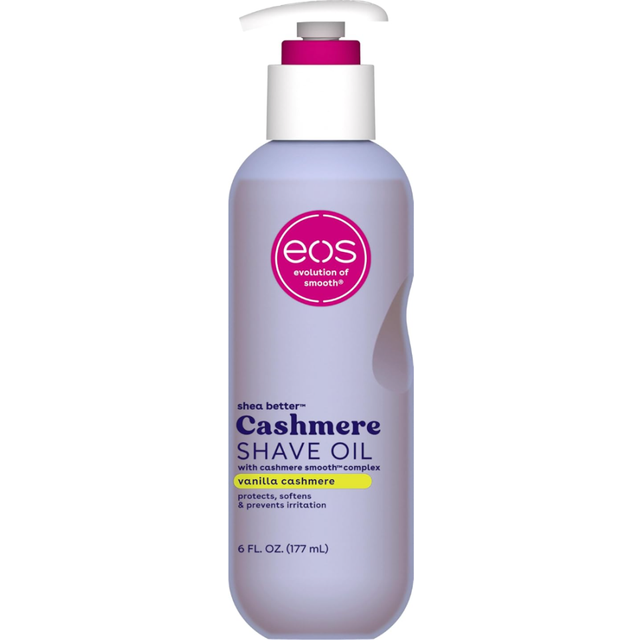 eos Cashmere Skin  Shave Oil,Vanilla Cashmere,Soothing and Moisturizer