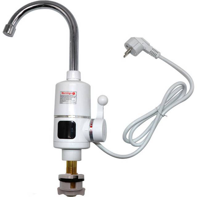 3000W Electric Shower Water Heater Instant Hot Tap Faucet Kitchen Heating